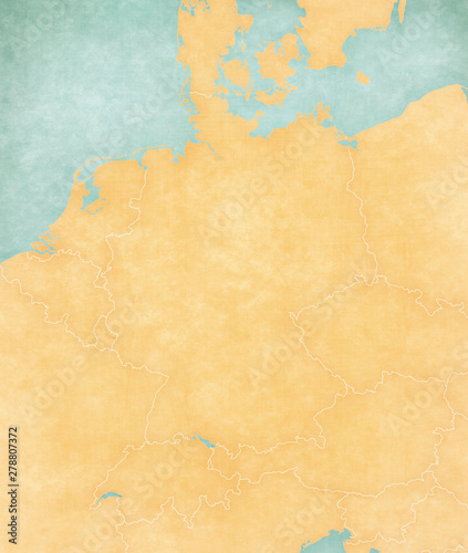 Blank Map of Germany