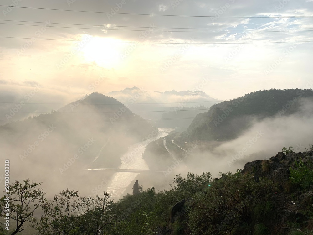 fog in mountains fog in mountains