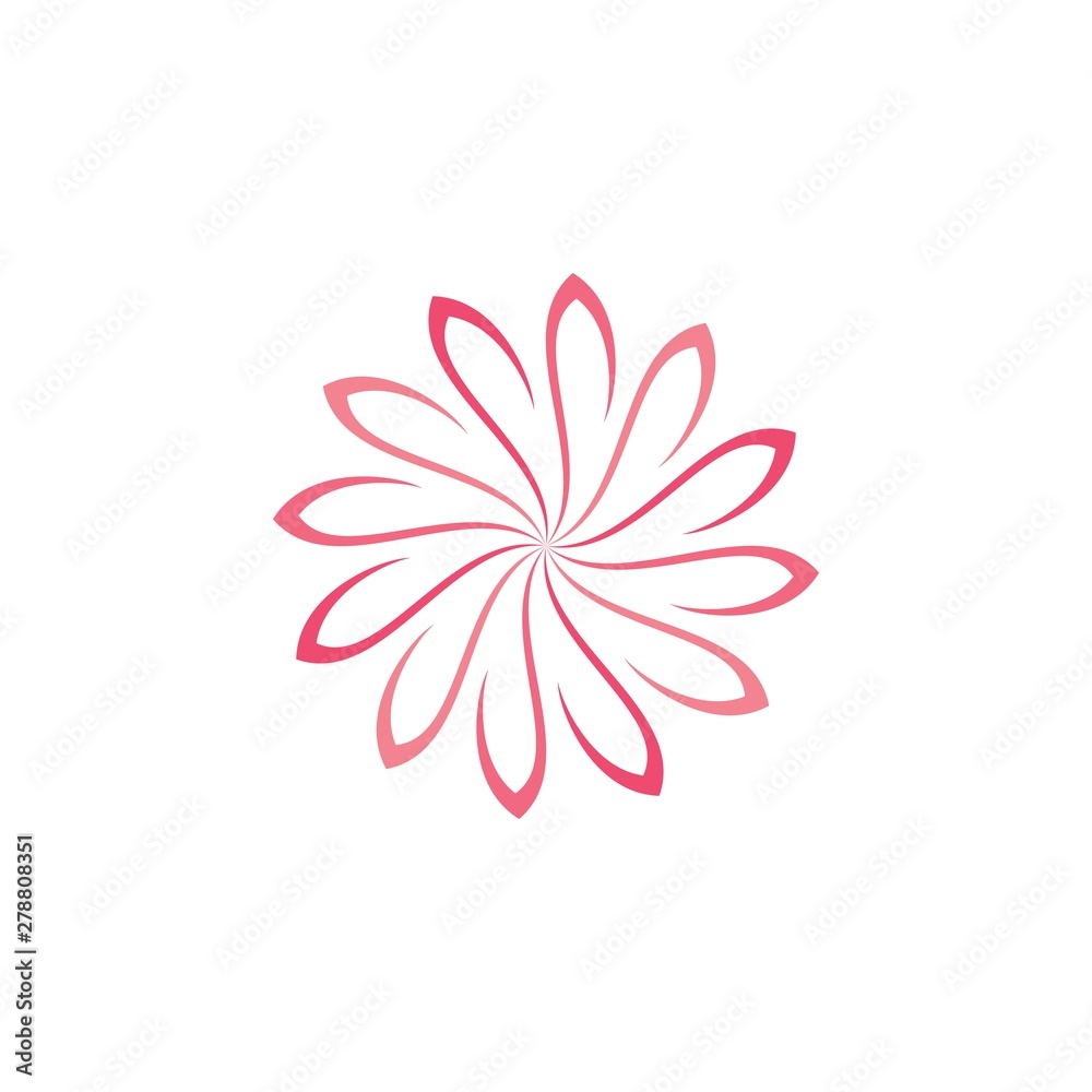 Sun Flower logo design vector Sun Flower logo design vector
