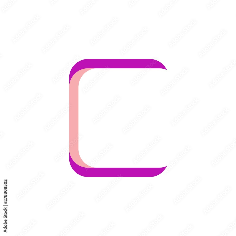 Letter C logo design vector