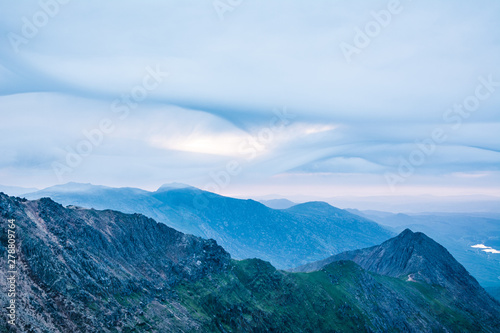 aerial view of the mountains and clouds © Gurpreet