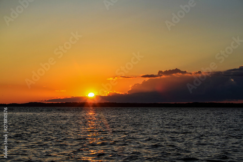 sunset at sea © Anu