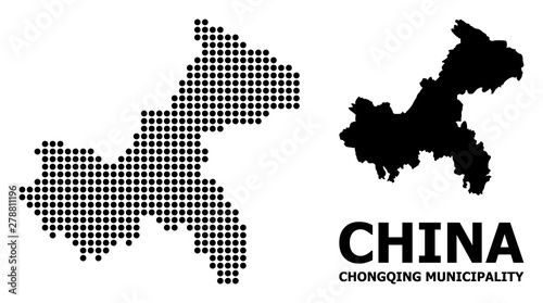 Pixel Pattern Map of Chongqing Municipality