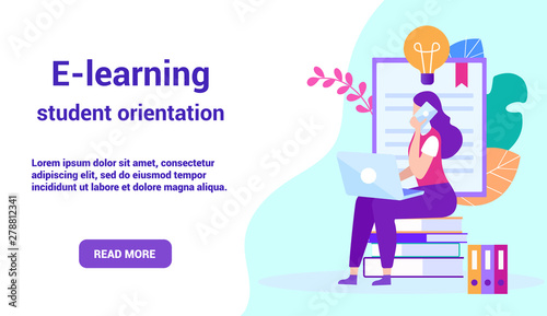 Communicates Online. Advertising Image for Site.