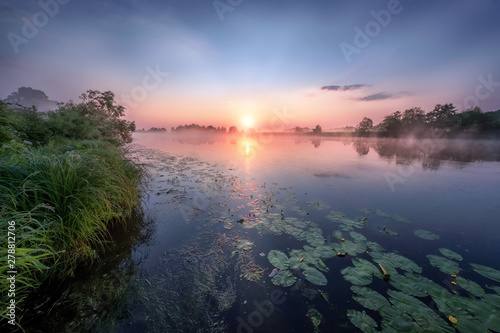 Begins a New Day on Dubna river