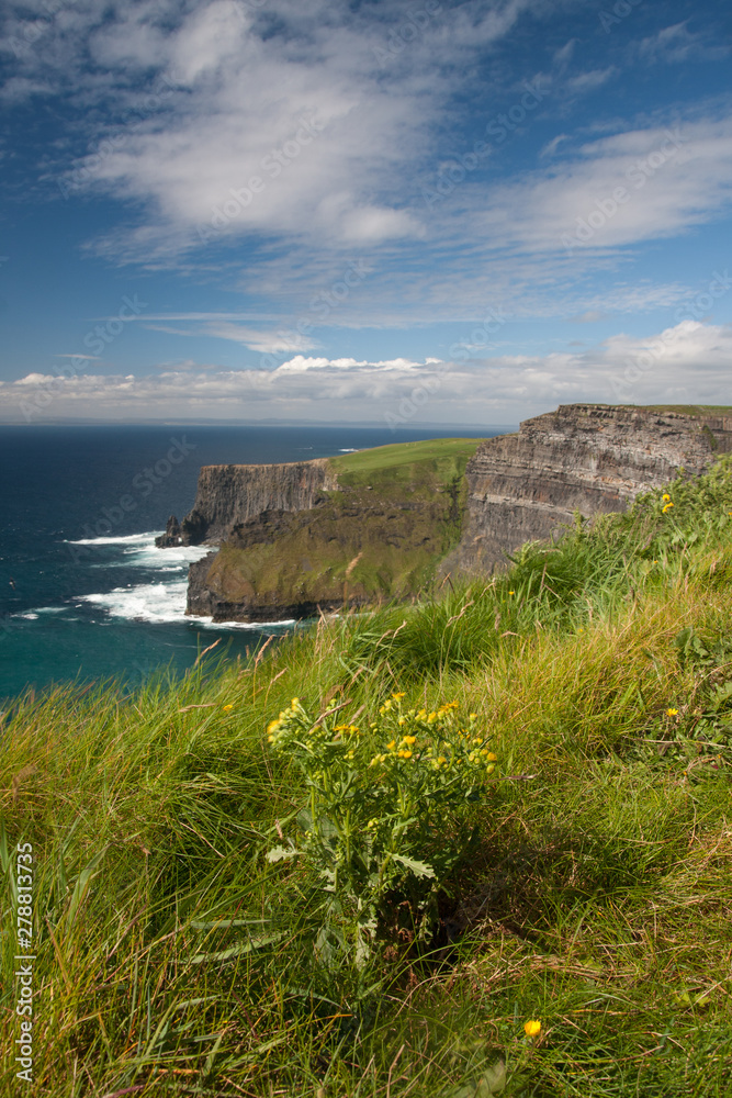 View on the ClView on the Cliffs of Moher in Irelandiffs of Moher in Ireland