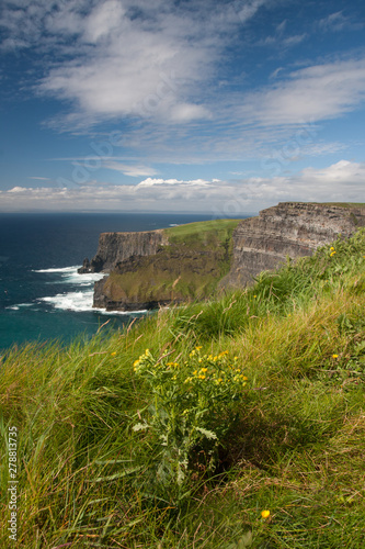 View on the ClView on the Cliffs of Moher in Irelandiffs of Moher in Ireland