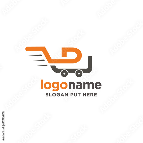 Free Download D LETTER SHOP CART LOGO/IDENTITY DESIGN FOR USE SHOP-CART - GFXLoad