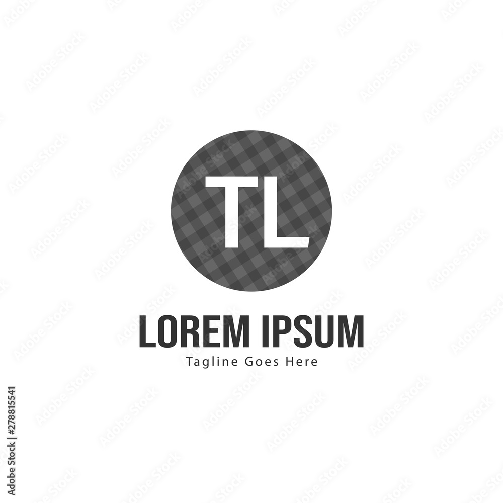 Initial TL logo template with modern frame. Minimalist TL letter logo vector illustration Initial TL logo template with modern frame. Minimalist TL letter logo vector illustration
