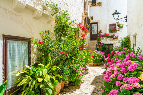 Scenic sight in Locorotondo  Bari Province  Apulia  Puglia   southern Italy.