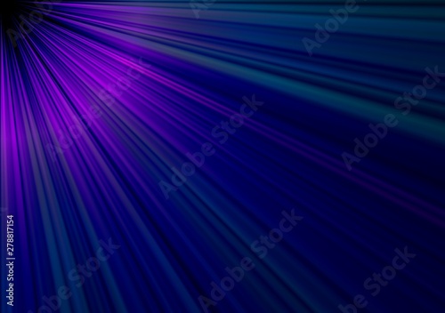 Blue burst top left corner