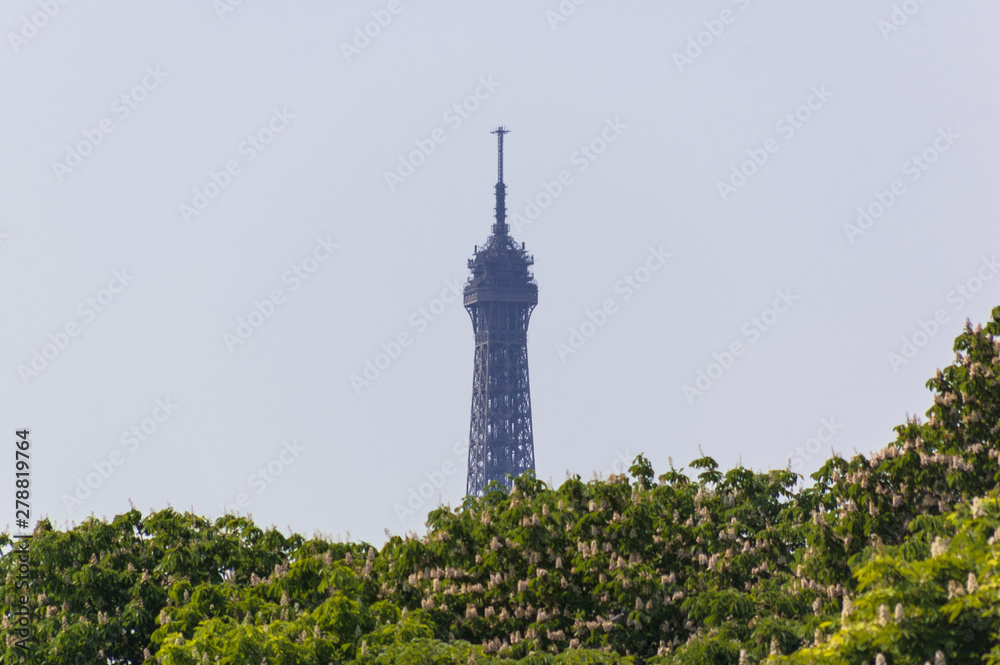 The Eiffel Tower in Paris, France The Eiffel Tower in Paris, France