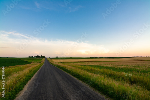 Open country road
