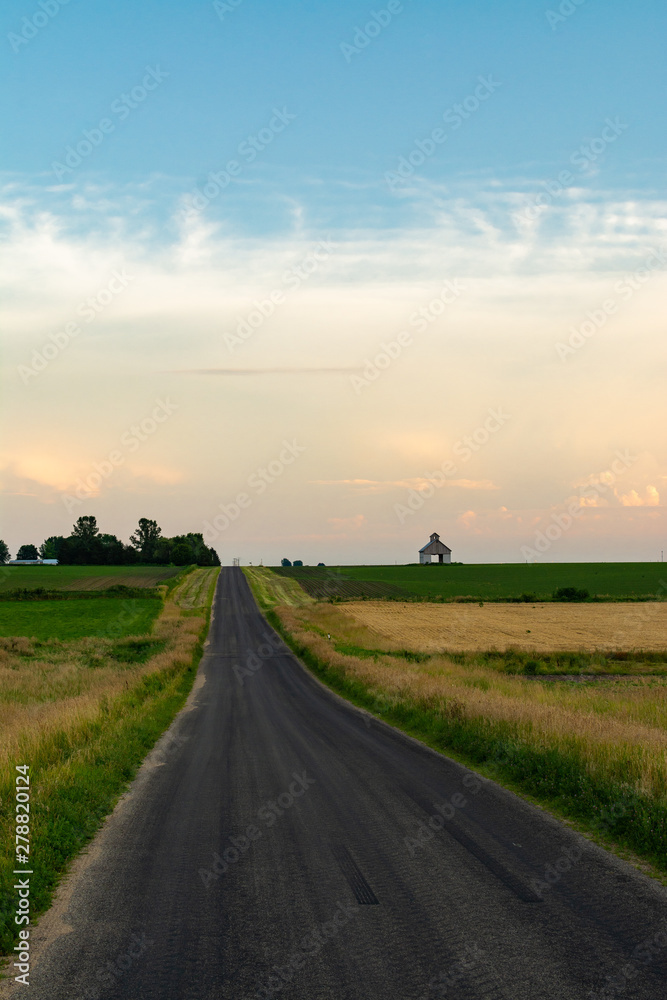 Fototapeta premium Open country road