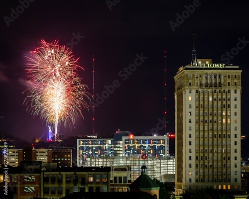 4th of July celebration over Birmingham, AL