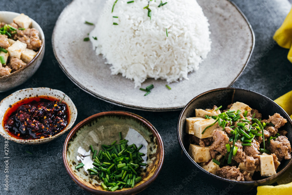 Mapo Tofu Dinner Mapo Tofu Dinner