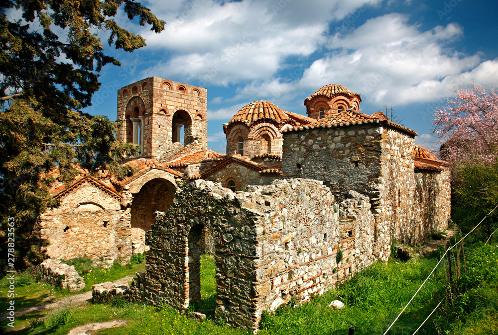 Hagia Sophia church in the medieval, byzantine 