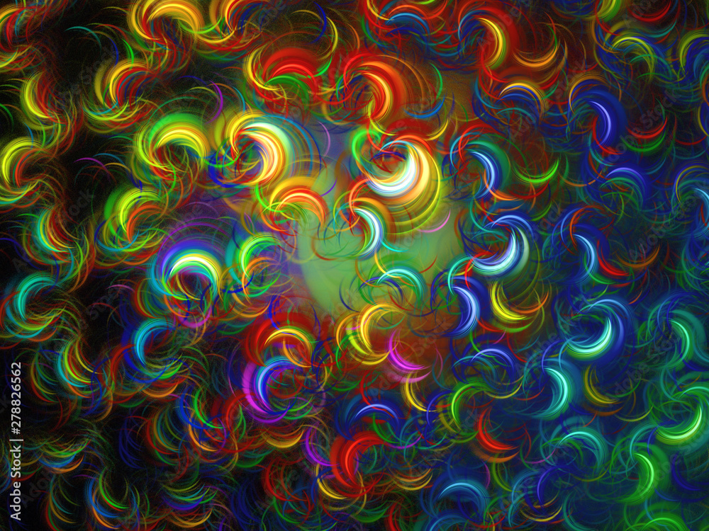 rainbow abstract fractal background 3d rendering illustration rainbow abstract fractal background 3d rendering illustration