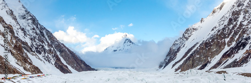 K2 mountain peak, second highest mountain in the world, K2 trek, Pakistan, Asia © marabelo