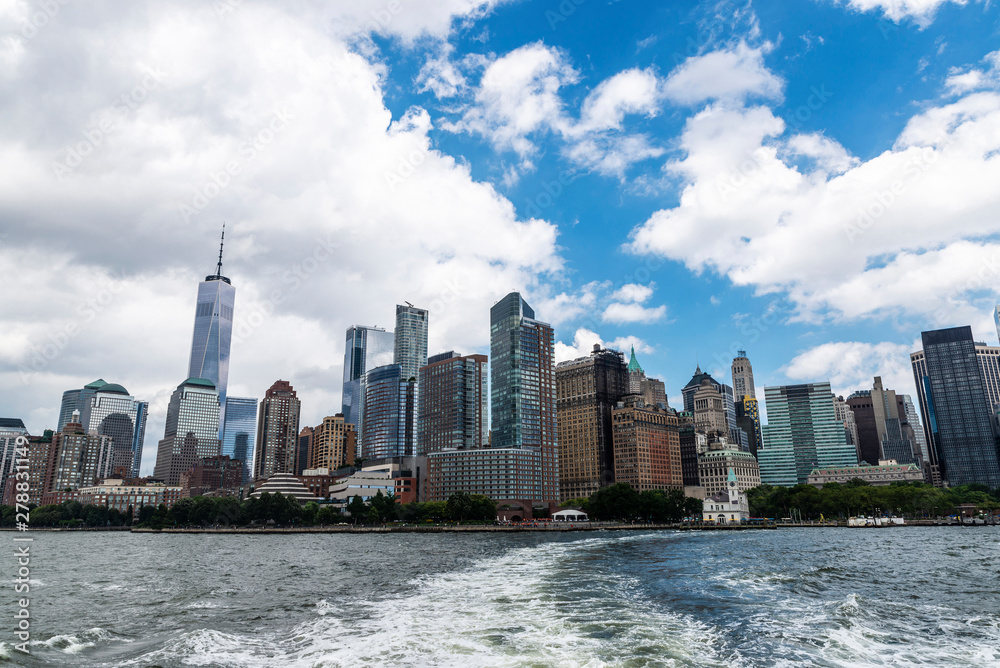 Obraz premium Skyline of skyscrapers in Manhattan, New York City, USA