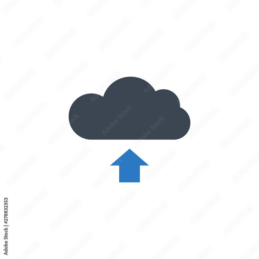 Cloud Storage related vector glyph icon. Isolated on white background. Vector illustration. Cloud Storage related vector glyph icon. Isolated on white background. Vector illustration.