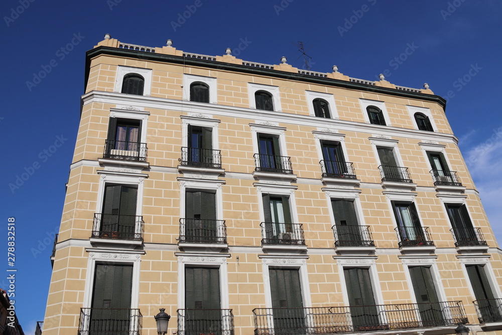 Immeuble ancien à Madrid, Espagne