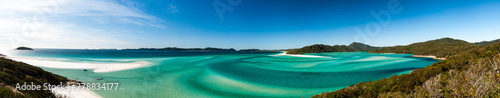 Fotografie, Obraz Hill Inlet from lookout at Tongue Point on Whitsunday Island