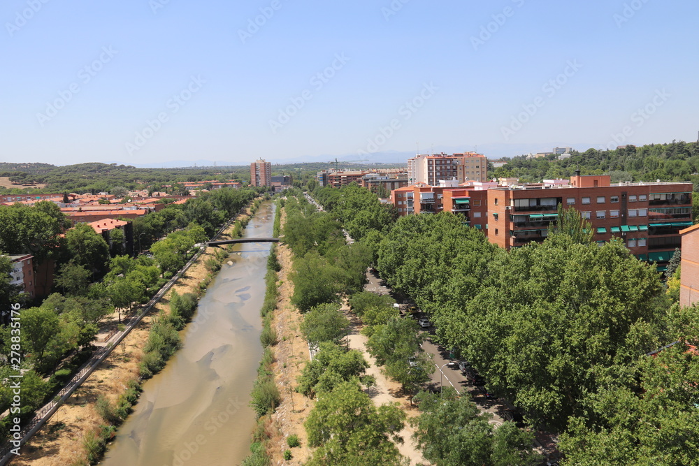 Canal à Madrid, Espagne