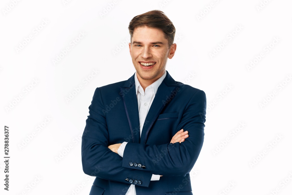 portrait of a businessman isolated on white portrait of a businessman isolated on white