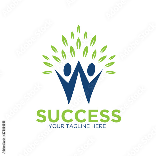 business grow success logo designs