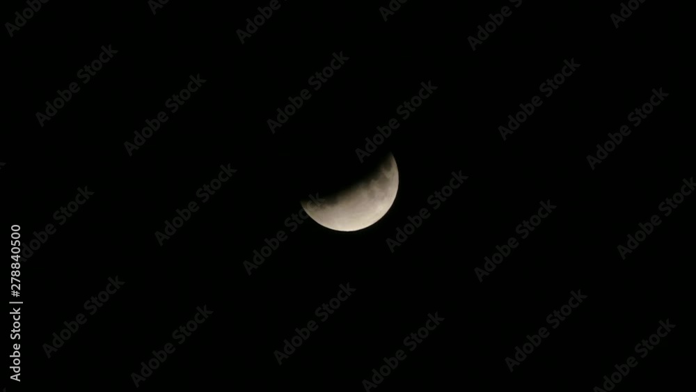 Lunar Eclipse. View of the moon. Lunar Eclipse. View of the moon.