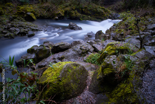 Natural landscapes of Ojos del Caburgua, Chile photo