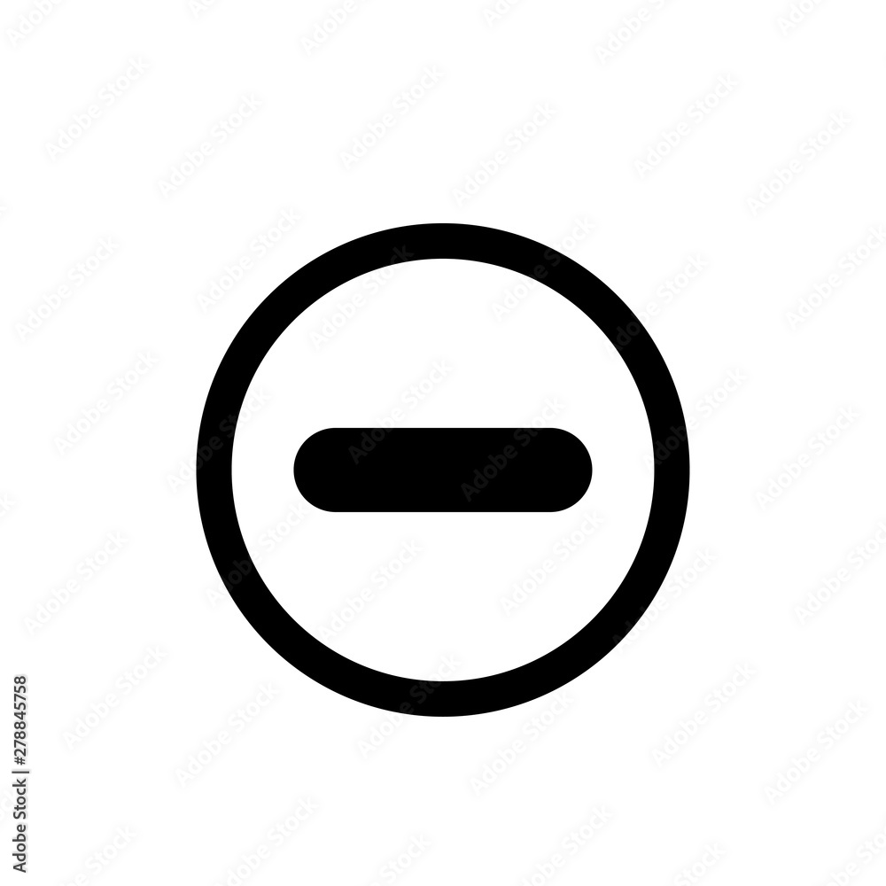 Plus And Minus icon vector symbol illustration Plus And Minus icon vector symbol illustration