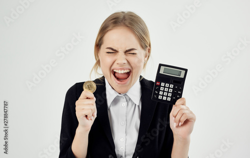 business woman with mobile phone