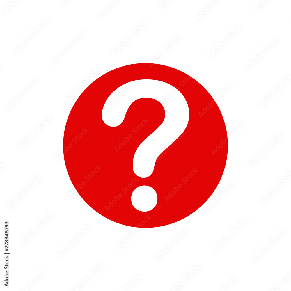 Question Mark icon vector symbol illustration Question Mark icon vector symbol illustration
