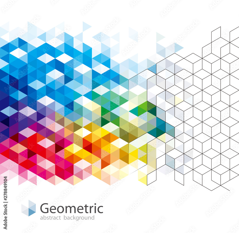 Modern Abstract Design Pattern Stock Photo
