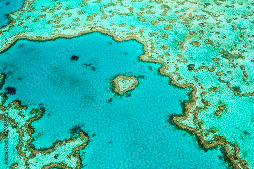 Hardy Reef, Heart Reef from the air photo