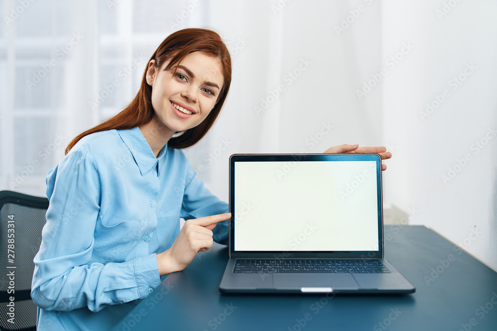 woman working on laptop at home woman working on laptop at home