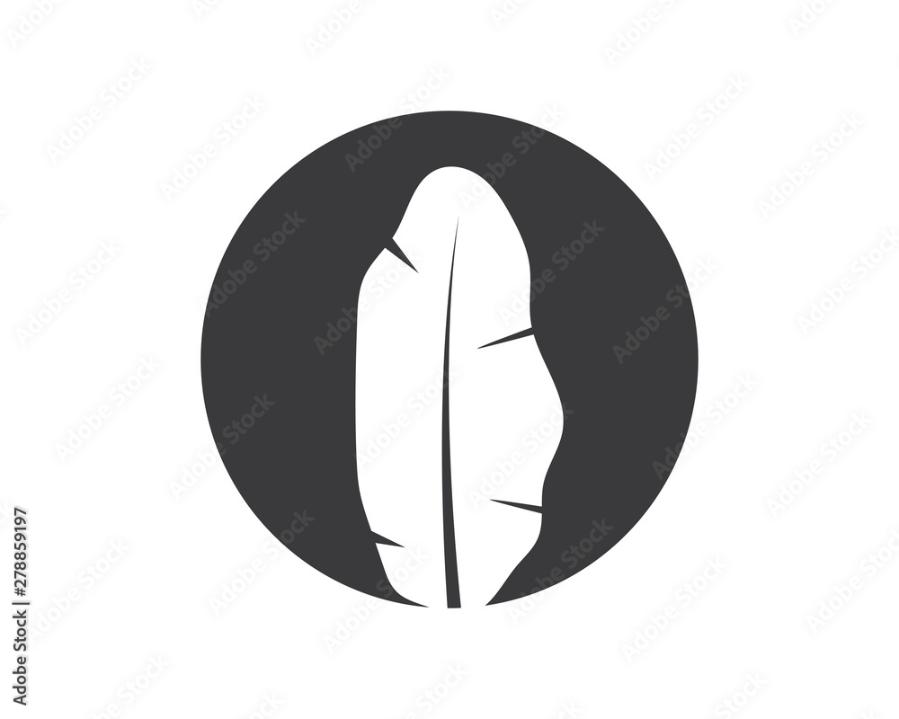 banana leaves element vector icon illustration banana leaves element vector icon illustration