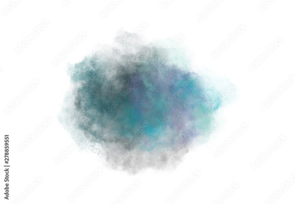 Fototapeta premium Abstract watercolor digital art painting soft focus for texture background