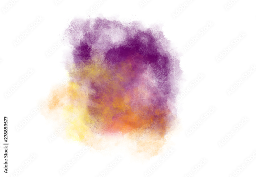 Fototapeta premium Abstract watercolor digital art painting soft focus for texture background