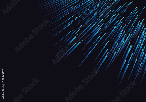 Lines composed of glowing backgrounds, Abstract data flow tunnel, Explosion radial background. Vector illustration
