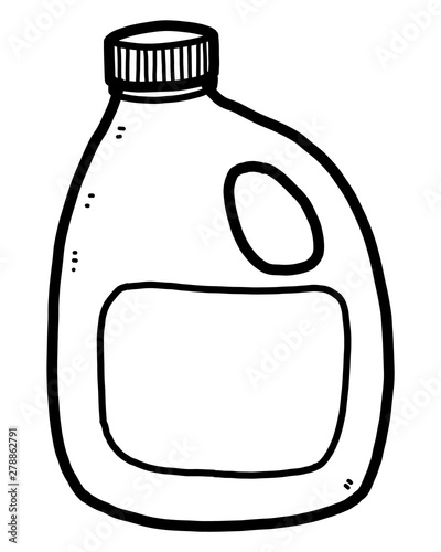 Cleaner plastic bottle