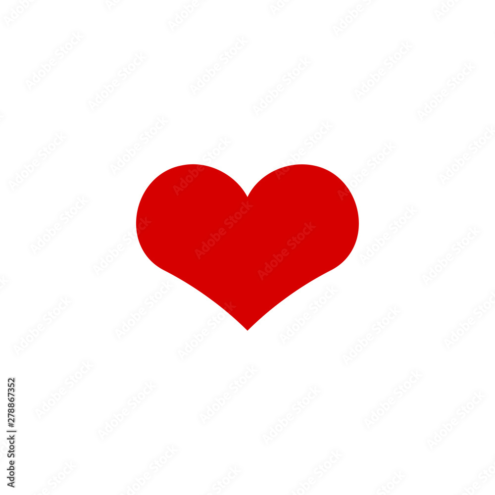 Heart icon graphic design template vector illustration