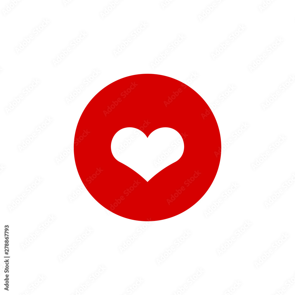 Heart icon graphic design template vector illustration Heart icon graphic design template vector illustration