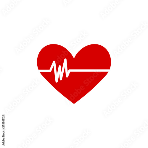 Heart icon graphic design template vector illustration