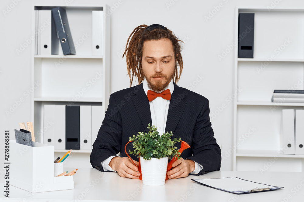 man in suit with bouquet of roses man in suit with bouquet of roses