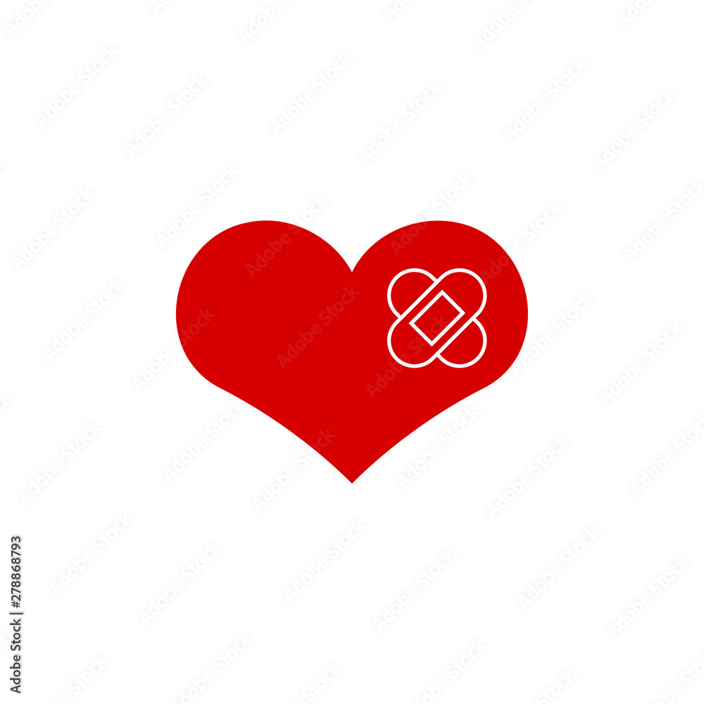 Heal heart icon graphic design template vector illustration Heal heart icon graphic design template vector illustration