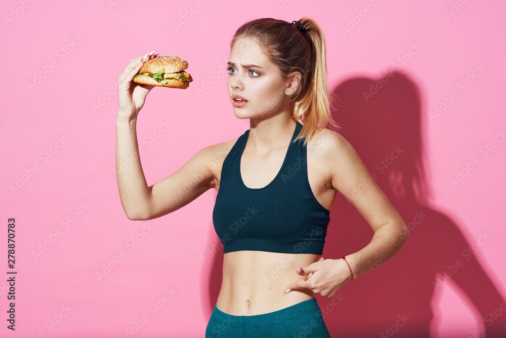 woman with dumbbells woman with dumbbells