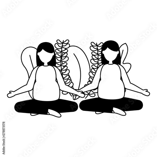 pregnancy and maternity scene flat
